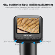 APEXEL ψηφιακό μικροσκόπιο APL-MS008, 400x-800x, LED, 720p/2MP 7