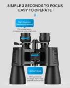 APEXEL κιάλια APS-PB10-30X50, 10x-30x zoom, Φ 50mm, μαύρα 6