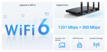 TP-LINK Router Archer AX12, WiFi 6, 1.5Gbps AX1500, Dual Band, Ver. 1.0 2