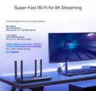 TP-LINK router Archer AX50, WiFi 6, 3000Mbps AX3000, Ver. 1.0 2