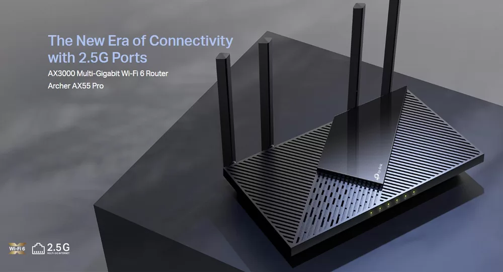 TP-LINK Router Archer AX55 Pro, WiFi 6, 3Gbps AX3000, Dual Band, V.1.0 4 TP-LINK Router Archer AX55 Pro, WiFi 6, 3Gbps AX3000, Dual Band, V.1.0 - Image 2