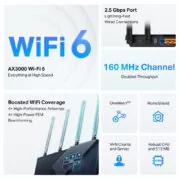 TP-LINK Router Archer AX55 Pro, WiFi 6, 3Gbps AX3000, Dual Band, V.1.0 13 TP-LINK Router Archer AX55 Pro, WiFi 6, 3Gbps AX3000, Dual Band, V.1.0 4