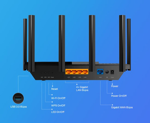 TP-LINK Router Archer AX73, WiFi 6, 5400Mbps AX5400, Dual Band, Ver. 1.0 5 TP-LINK Router Archer AX73, WiFi 6, 5400Mbps AX5400, Dual Band, Ver. 1.0 - Image 3