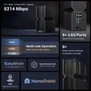 TP-LINK router Archer BE550, WiFi 7, 9214Mbps BE9300, Tri-Band, Ver. 1.0 12 TP-LINK router Archer BE550, WiFi 7, 9214Mbps BE9300, Tri-Band, Ver. 1.0 3