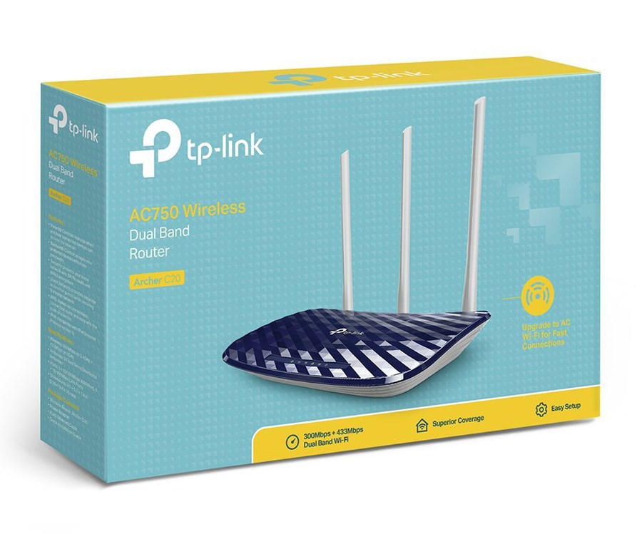 TP-LINK Router Archer C20, Wi-Fi 750Mbps AC750, Dual Band, Ver. 5.0 5 TP-LINK Router Archer C20, Wi-Fi 750Mbps AC750, Dual Band, Ver. 5.0 - Image 3