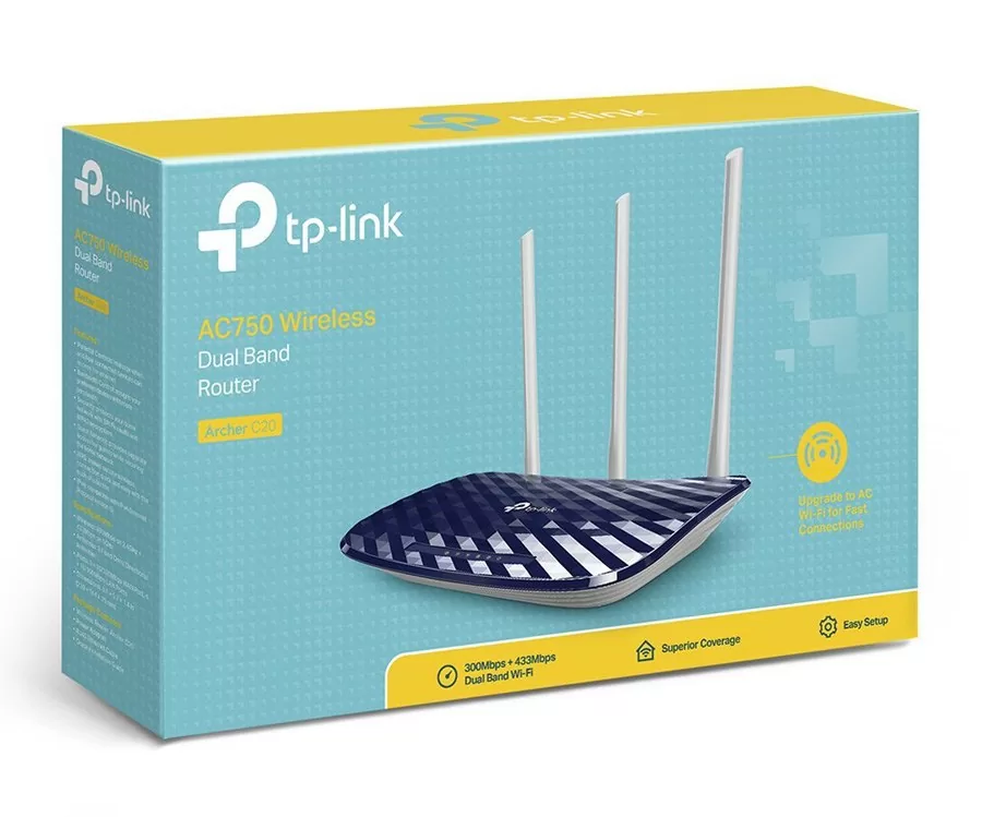 TP-LINK Router Archer C20, Wi-Fi 750Mbps AC750, Dual Band, Ver. 5.0 5 TP-LINK Router Archer C20, Wi-Fi 750Mbps AC750, Dual Band, Ver. 5.0 - Image 3