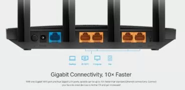 TP-LINK Router Archer C6, Wi-Fi 1200Mbps AC1200, MU-MIMO, Ver. 4.0 2