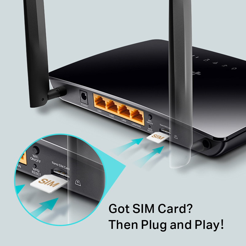 TP-LINK router Archer MR200, 4G LTE, Wi-Fi 750Mbps AC750, Ver. 5.2 4 TP-LINK router Archer MR200, 4G LTE, Wi-Fi 750Mbps AC750, Ver. 5.2 - Image 2