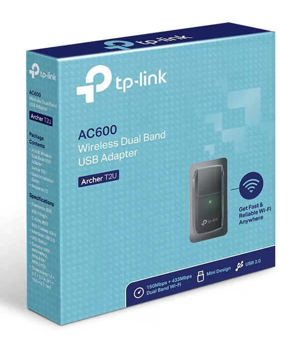TP-LINK ασύρματος USB αντάπτορας δικτύου Archer T2U, 600Mbps, Ver. 3.0 5 TP-LINK ασύρματος USB αντάπτορας δικτύου Archer T2U, 600Mbps, Ver. 3.0 - Image 3