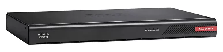 CISCO used ASA5516-X with FirePOWER services, 8GE Data, 1GE Mgmt, AC, 3DES/AES 1