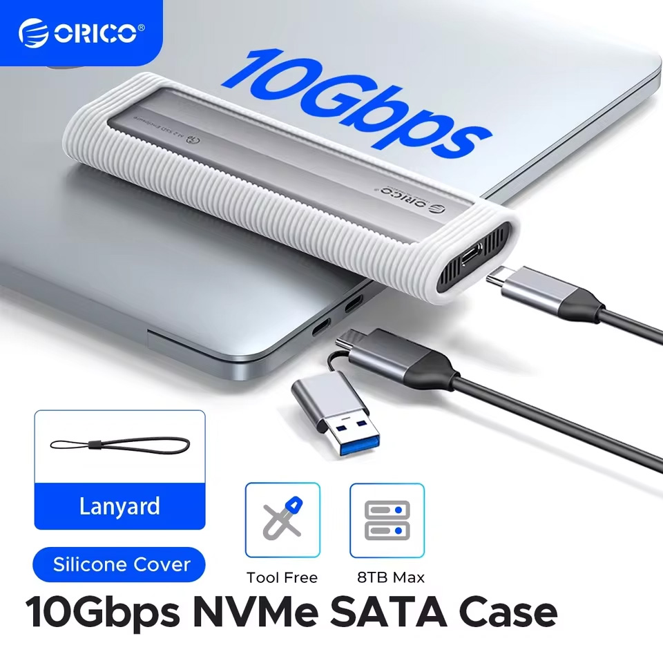 ORICO θήκη για M.2 NVME/NGFF SSD AXM2S-G2, 10Gbps, tool free, γκρι 4 ORICO θήκη για M.2 NVME/NGFF SSD AXM2S-G2, 10Gbps, tool free, γκρι - Image 2