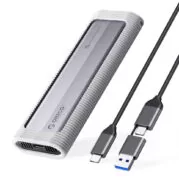 ORICO θήκη για M.2 NVME/NGFF SSD AXM2S-G2, 10Gbps, tool free, γκρι 2 ORICO θήκη για M.2 NVME/NGFF SSD AXM2S-G2, 10Gbps, tool free, γκρι 1