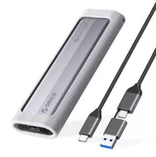 ORICO θήκη για M.2 NVME/NGFF SSD AXM2S-G2, 10Gbps, tool free, γκρι