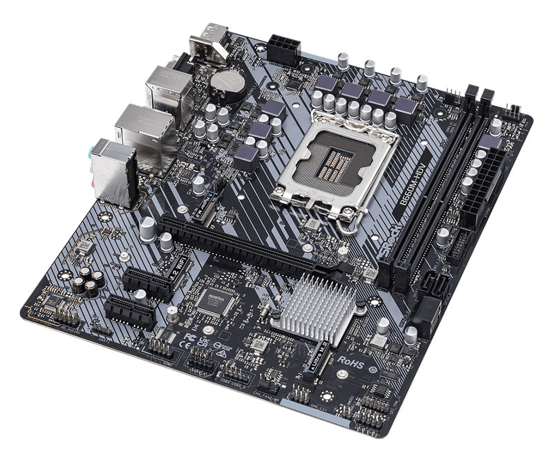 ASROCK μητρική B660M-HDV, 2x DDR4, s1700, USB 3.2 Gen1, mATX 3 ASROCK μητρική B660M-HDV, 2x DDR4, s1700, USB 3.2 Gen1, mATX