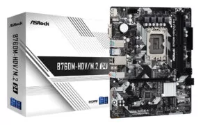 ASROCK μητρική B760M-HDV/M.2 D4, 2x DDR4, s1700, USB 3.2 Gen1, mATX 3