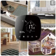 Smart θερμοστάτης πετρελαίου BHT-001-GBLW, WiFi, χωνευτός, μαύρος 5