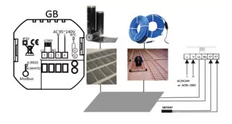 Smart θερμοστάτης πετρελαίου BHT-001-GBLW, WiFi, χωνευτός, μαύρος 7