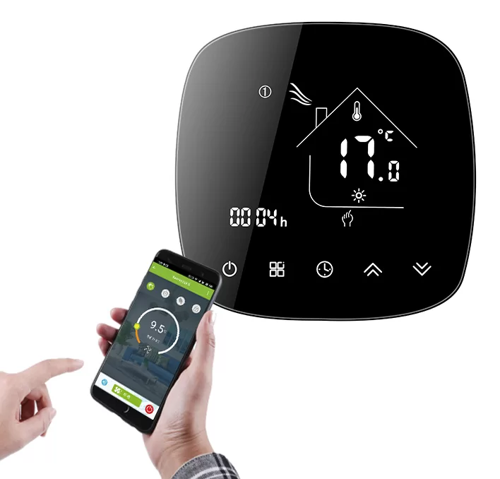 Smart θερμοστάτης αερίου BHT-001-GCLW, WiFi, χωνευτός, μαύρος 4 Smart θερμοστάτης αερίου BHT-001-GCLW, WiFi, χωνευτός, μαύρος - Image 2