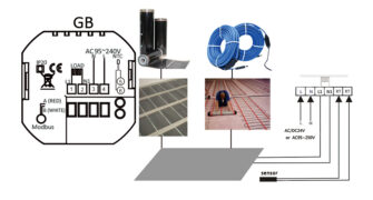Smart θερμοστάτης πετρελαίου BHT-002-GBLW, WiFi, χωνευτός, λευκός 4
