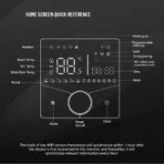 Smart θερμοστάτης αερίου BHT-009GCLW, WiFi, χωνευτός, μαύρος 9 Smart θερμοστάτης αερίου BHT-009GCLW, WiFi, χωνευτός, μαύρος 3
