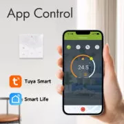Smart θερμοστάτης πετρελαίου BHT-15GBLW, WiFi, χωνευτός, λευκός 2