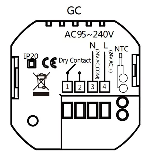 Smart θερμοστάτης αερίου BHT-15GCLW, WiFi, χωνευτός, μαύρος 6 Smart θερμοστάτης αερίου BHT-15GCLW, WiFi, χωνευτός, μαύρος - Image 4