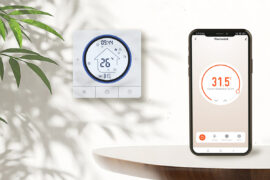 Smart θερμοστάτης αερίου BHT-800WM-GCLW, WiFi, επιτοίχιος, λευκός 2
