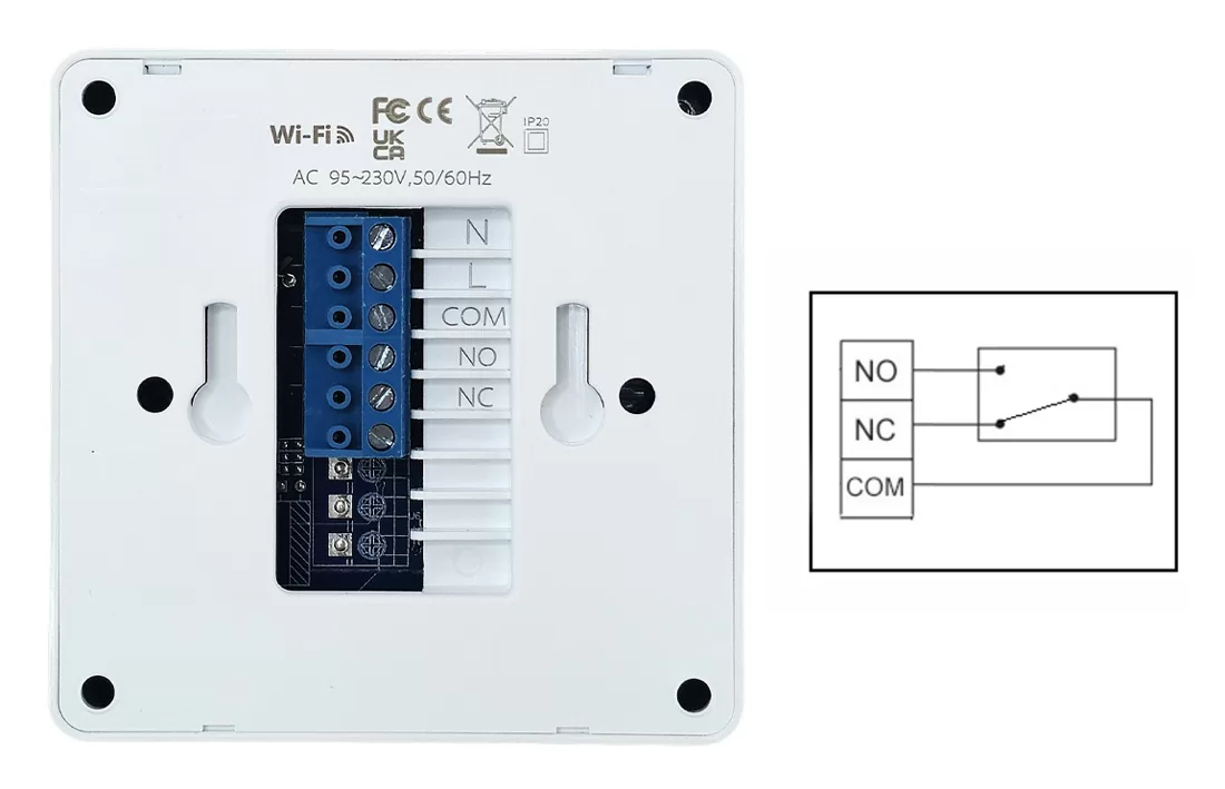 Smart θερμοστάτης αερίου BHT-800WM-GCLW, WiFi, επιτοίχιος, λευκός 7 Smart θερμοστάτης αερίου BHT-800WM-GCLW, WiFi, επιτοίχιος, λευκός - Image 5