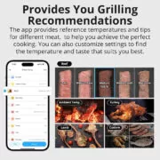 SONOFF smart θερμόμετρο barbeque BMT01 με 2x αισθητήρες, έως 300 °C, μαύρο 8