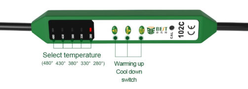BEST κολλητήρι BST-102C, 90W/60W, 5 θέσεις θερμότητας 280-480 °C 2