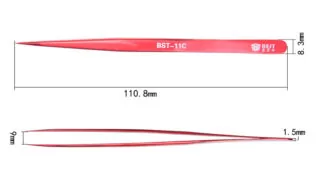 BEST Τσιμπίδα BST-11C, Ίσια 3