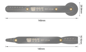 BEST flexible σετ εργαλείων ανοίγματος BST-211AB, μεταλλικά, ακριβείας 5