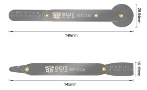 BEST flexible σετ εργαλείων ανοίγματος BST-211AB, μεταλλικά, ακριβείας 5