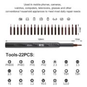 BEST set κατσαβιδιών ακριβείας BST-8930A, 22 τεμάχια 3