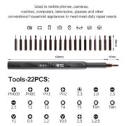 BEST set κατσαβιδιών ακριβείας BST-8930A, 22 τεμάχια 7 BEST set κατσαβιδιών ακριβείας BST-8930A, 22 τεμάχια 3