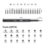 BEST set κατσαβιδιών ακριβείας BST-8930B, 22 τεμάχια 6