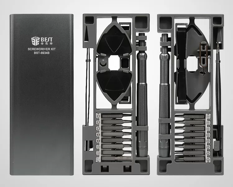 BEST σετ εργαλείων με κατσαβίδια ακριβείας BST-8934B, κασετίνα, 24τμχ 13 BEST σετ εργαλείων με κατσαβίδια ακριβείας BST-8934B, κασετίνα, 24τμχ - Image 11