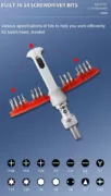 BEST κατσαβίδι χειρός BST-8937 με σετ μύτες, περιστρεφόμενο 180°, 14τμχ 4