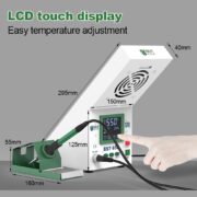 BEST Soldering Station BST-938 με σταθμό απορόφησης καπνού και LED φως 3
