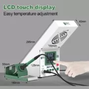 BEST Soldering Station BST-938 με σταθμό απορόφησης καπνού και LED φως 3