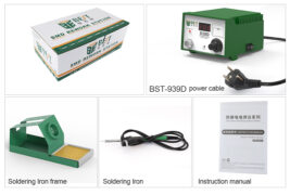 BEST Soldering station BST-939D, 90W, 200-480°C 6