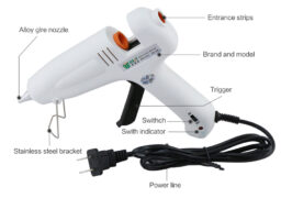 BEST Πιστόλι θερμικής σιλικόνης BST-B-F, 40W, λευκό 4