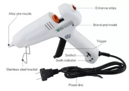 BEST Πιστόλι θερμικής σιλικόνης BST-B-F, 40W, λευκό 4