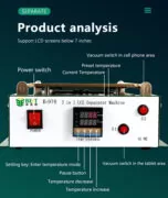 BEST μηχάνημα διαχωρισμού οθόνης LCD BST-B978, 600w 3