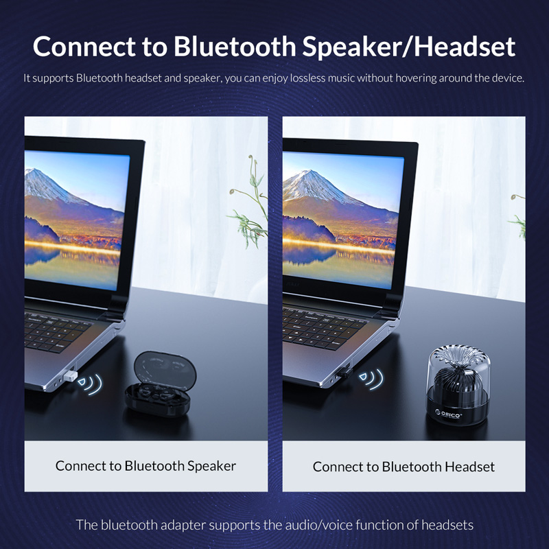 ORICO USB αντάπτορας Bluetooth 5.0 BTA-508, μαύρος 6 ORICO USB αντάπτορας Bluetooth 5.0 BTA-508, μαύρος - Image 4
