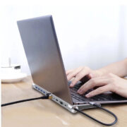 POWERTECH docking station BYL-2003, 11 θυρών, βάση laptop, USB-C, γκρι 9 POWERTECH docking station BYL-2003, 11 θυρών, βάση laptop, USB-C, γκρι 3