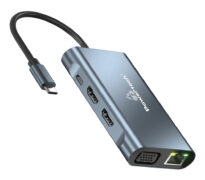 POWERTECH docking station BYL-2311 8 θυρών, USB-C σύνδεση, 100W PD, γκρι 14 POWERTECH docking station BYL-2311 8 θυρών, USB-C σύνδεση, 100W PD, γκρι 6