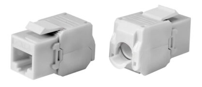 POWERTECH keystone module RJ45 female CAB-N150, Cat.6Α UTP 180°, λευκό 1 POWERTECH keystone module RJ45 female CAB-N150, Cat.6Α UTP 180°, λευκό