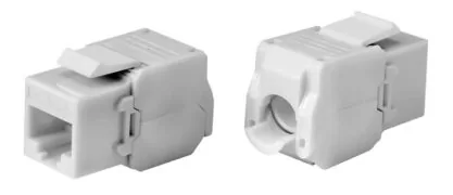 POWERTECH keystone module RJ45 female CAB-N150, Cat.6Α UTP 180°, λευκό 1 POWERTECH keystone module RJ45 female CAB-N150, Cat.6Α UTP 180°, λευκό
