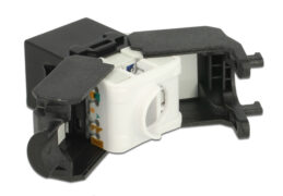 POWERTECH keystone module RJ45 female CAB-N151, Cat.6Α UTP 180°, μαύρο 6 POWERTECH keystone module RJ45 female CAB-N151, Cat.6Α UTP 180°, μαύρο 2